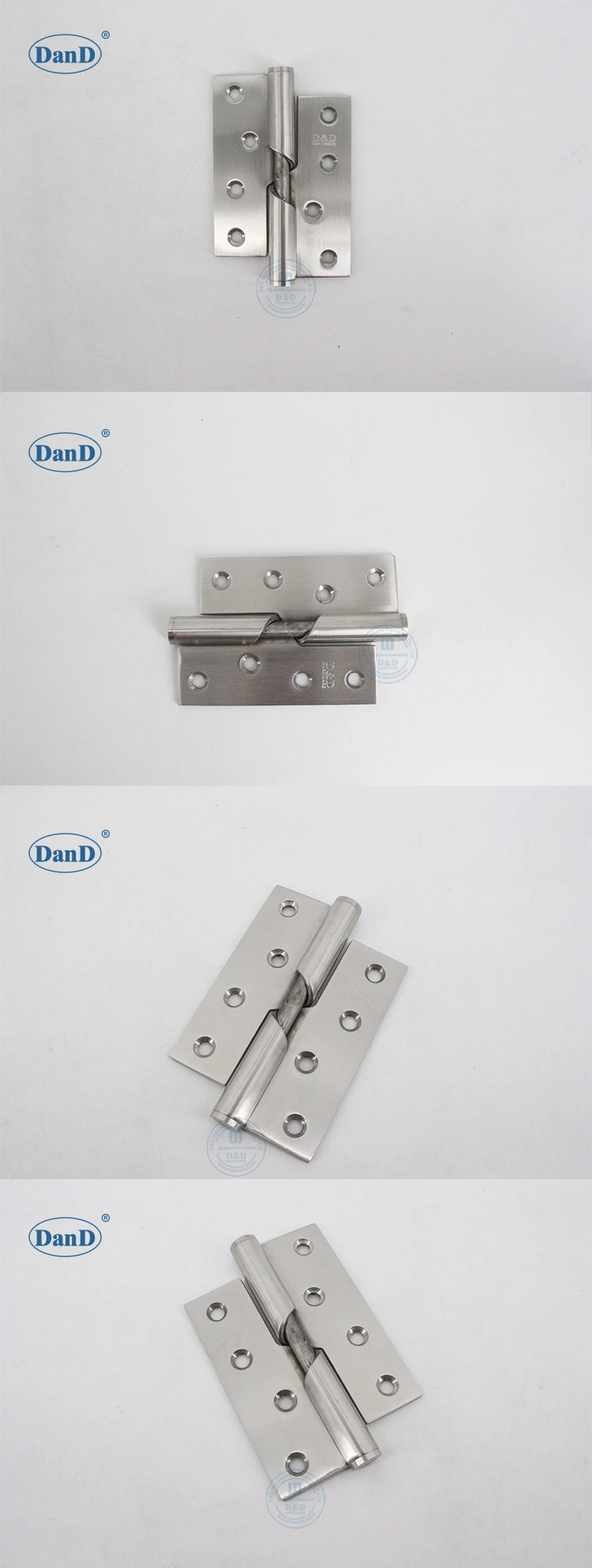 4&prime;&prime; Lift-off Right Friction Stay Rising Butt Handed Stainless Steel Hinge
