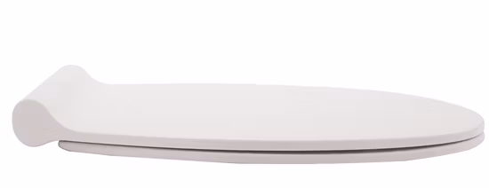 New Design Slim Plastic D Shape Toilet Seat with Soft Close Hinge Sanitary Fitting U Shape